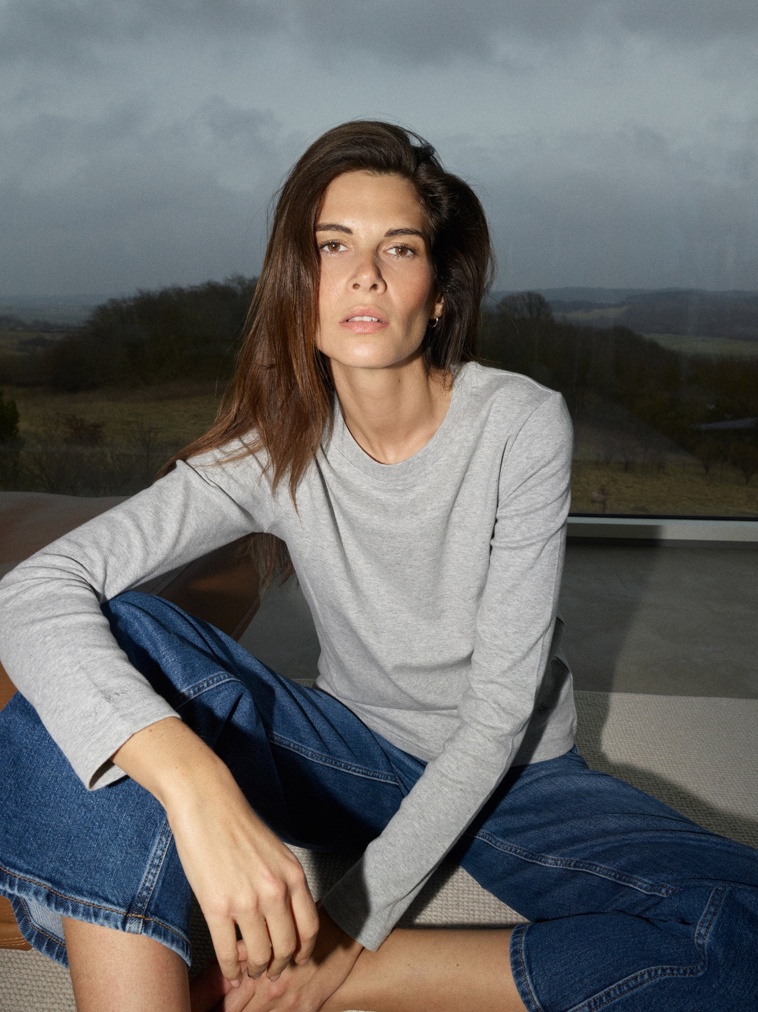Modelshot / Grey Melange / Detail